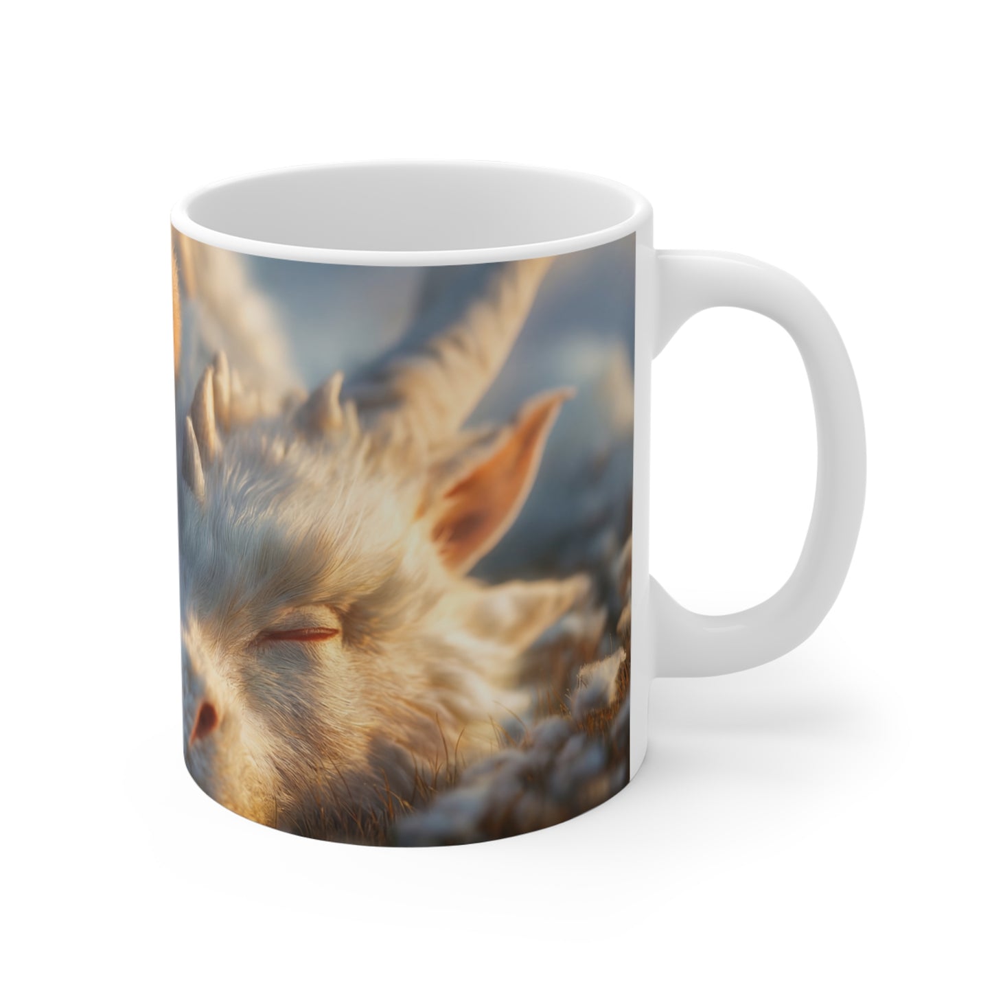 Snowbound Sentinel Ceramic Mugs (11oz\15oz\20oz) – Warmth of Winter’s Quiet Pact