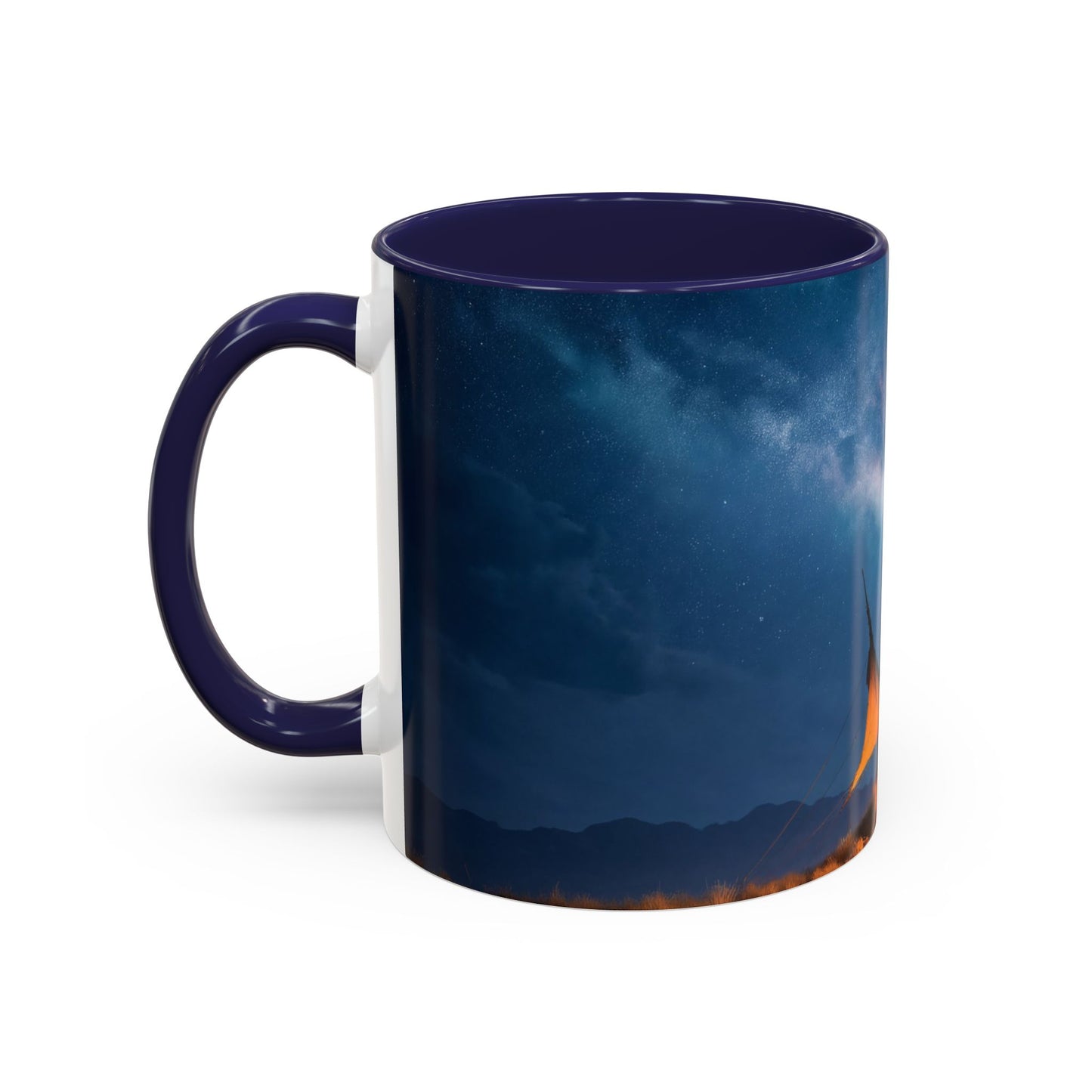Starlit Nomad Tent Mug – Milky Way Haven Coffee Cup