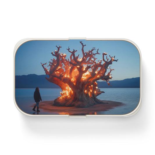 Burning Tree Bento Lunch Box – Solitary Witness to Twilight’s Glow