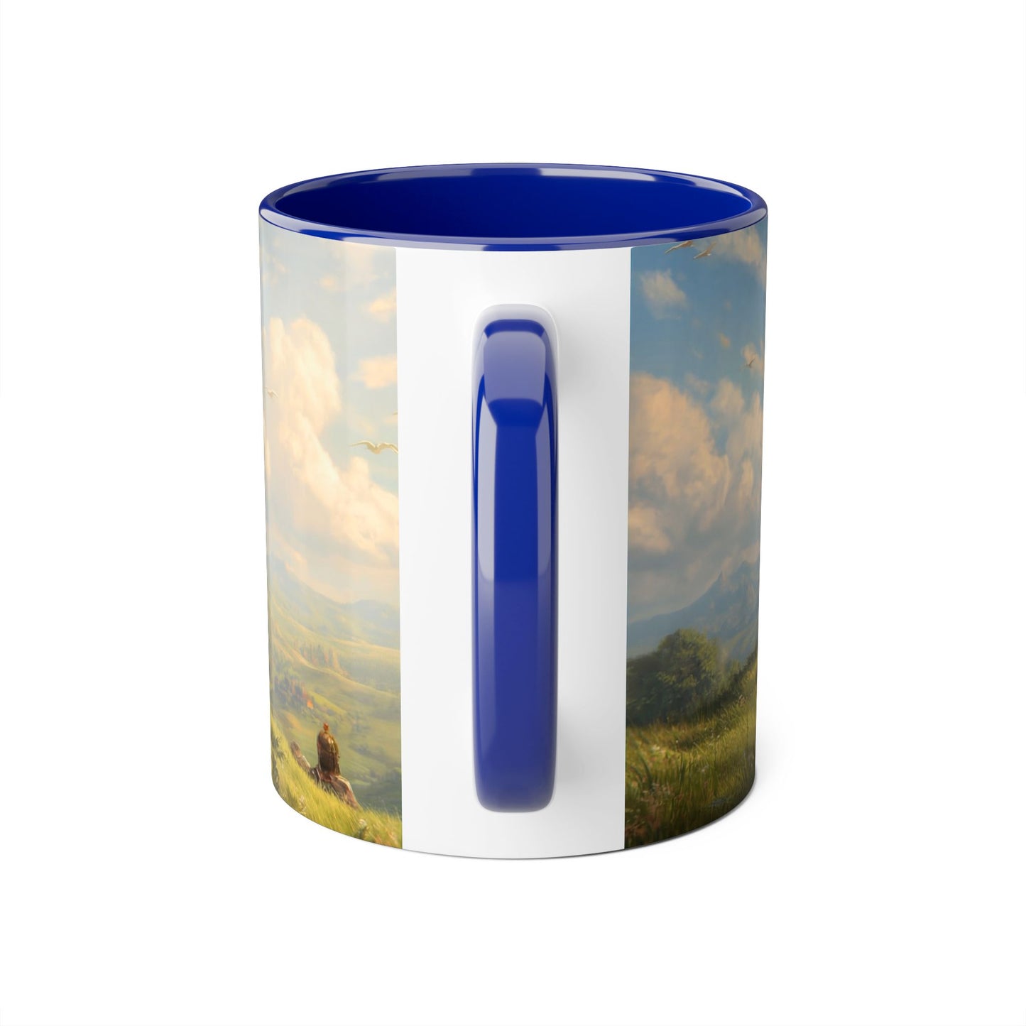 Titan Hawk Accent Mugs, 11oz – Mythic Riders on Sunlit Peak