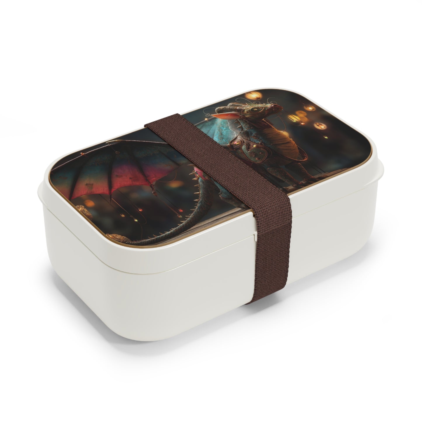 Regal Dragon with Rainbow Wings Bento Lunch Box – Evening Lantern Parade