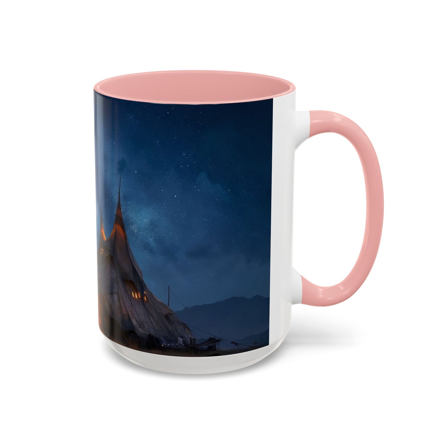 Starlit Nomad Tent Mug – Milky Way Haven Coffee Cup