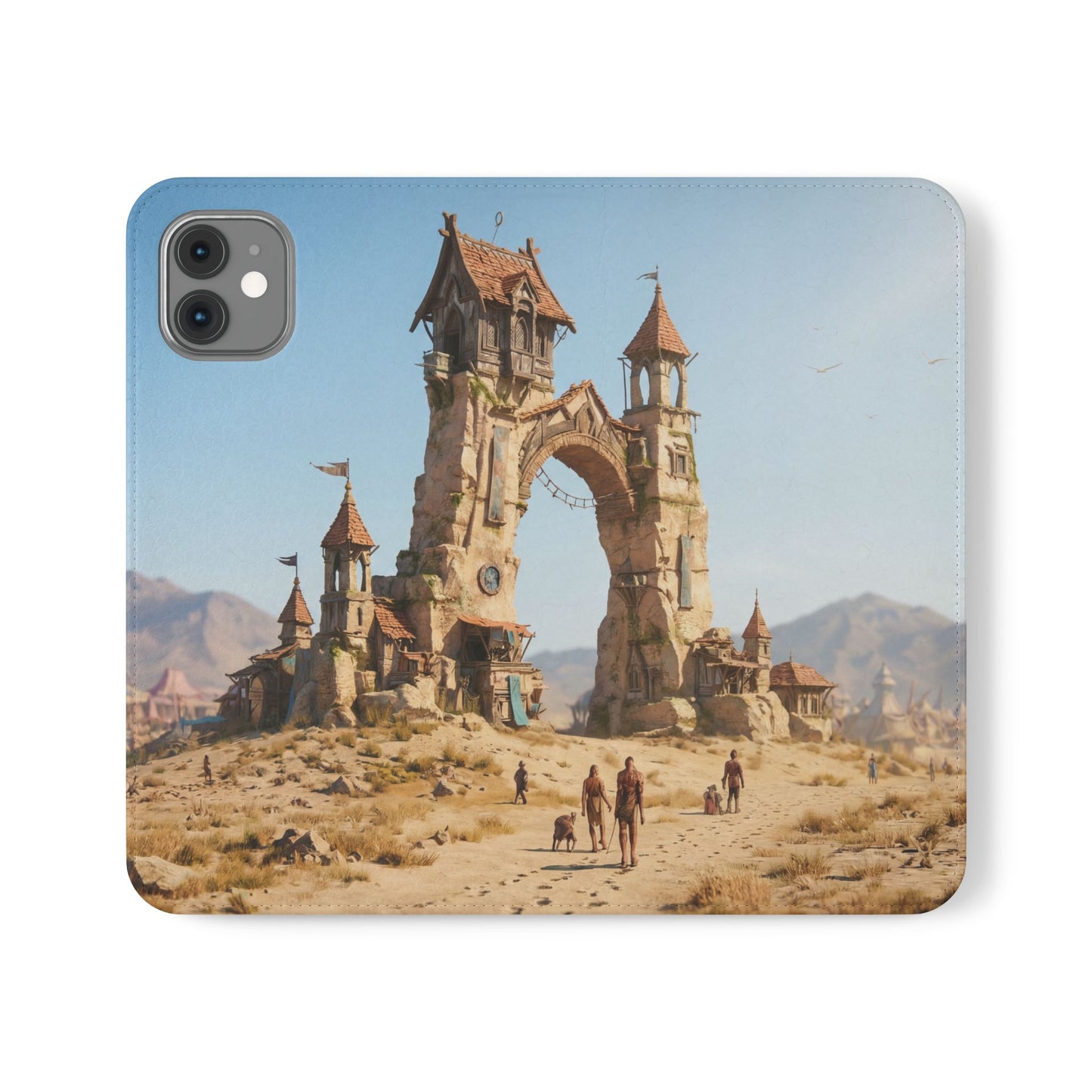Desert Sentinel Gate Flip Cases – Weathered Archway Journey