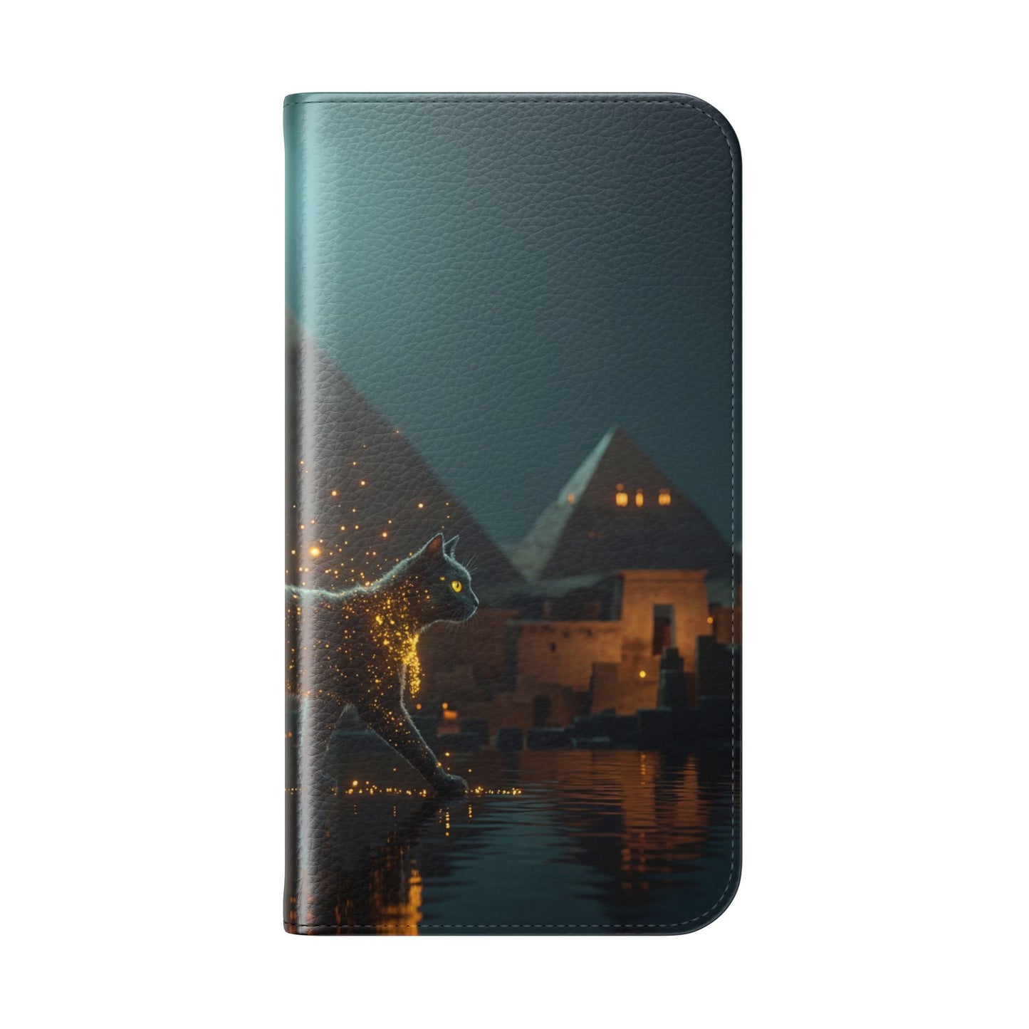 Celestial Vortex Flip Cases – Indigo Cloud Dreamscape