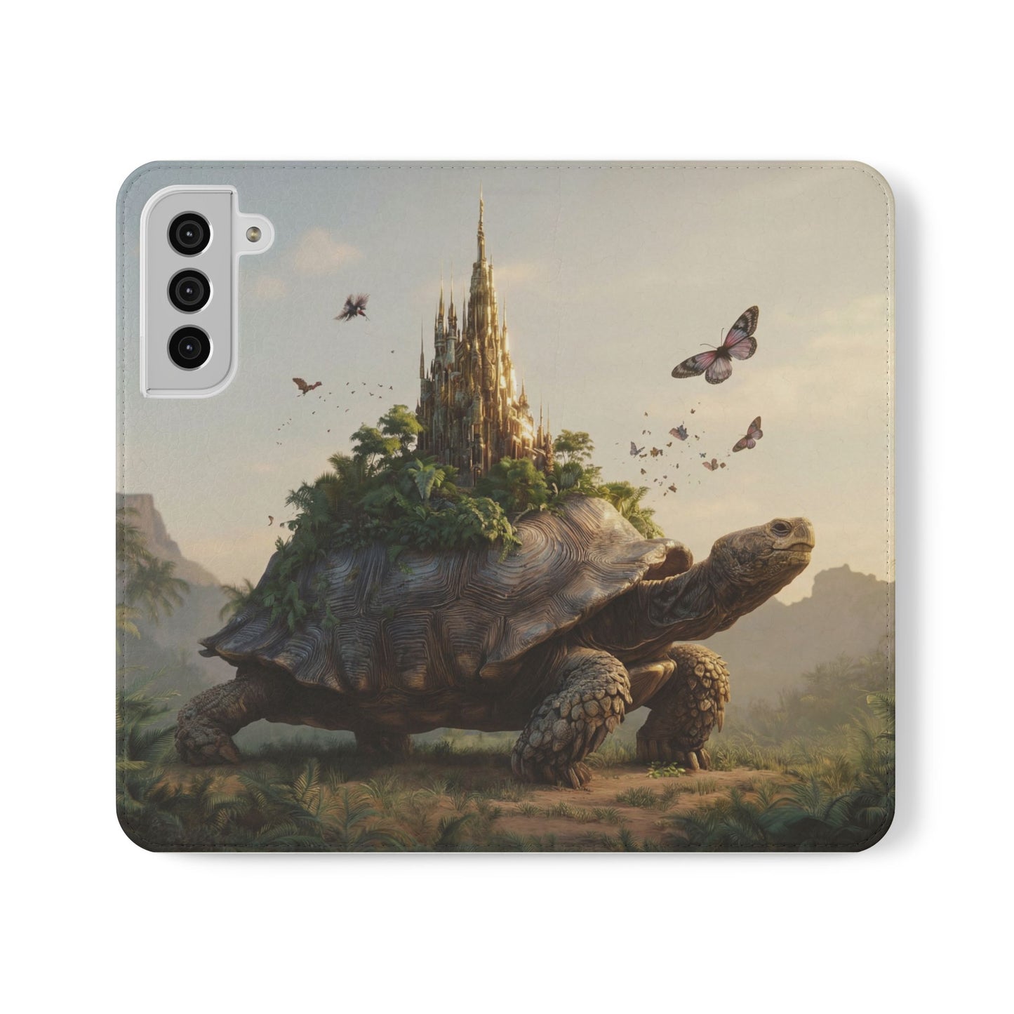 Castle Turtle Flip Cases – Golden Spire Jungle Guardian