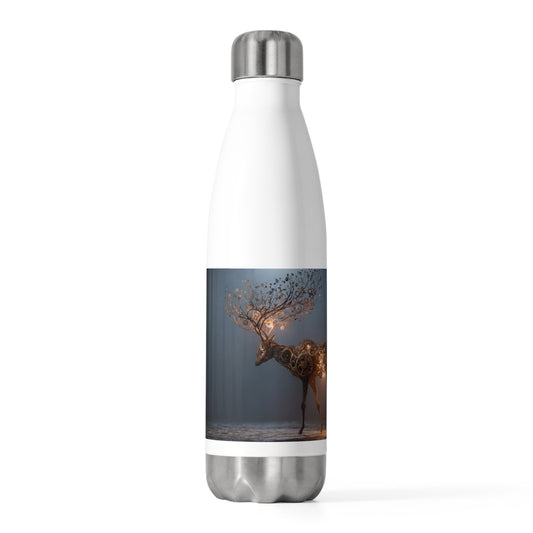 Steampunk Stag 20oz Insulated Bottle – Luminescent Gear Forest Guardian