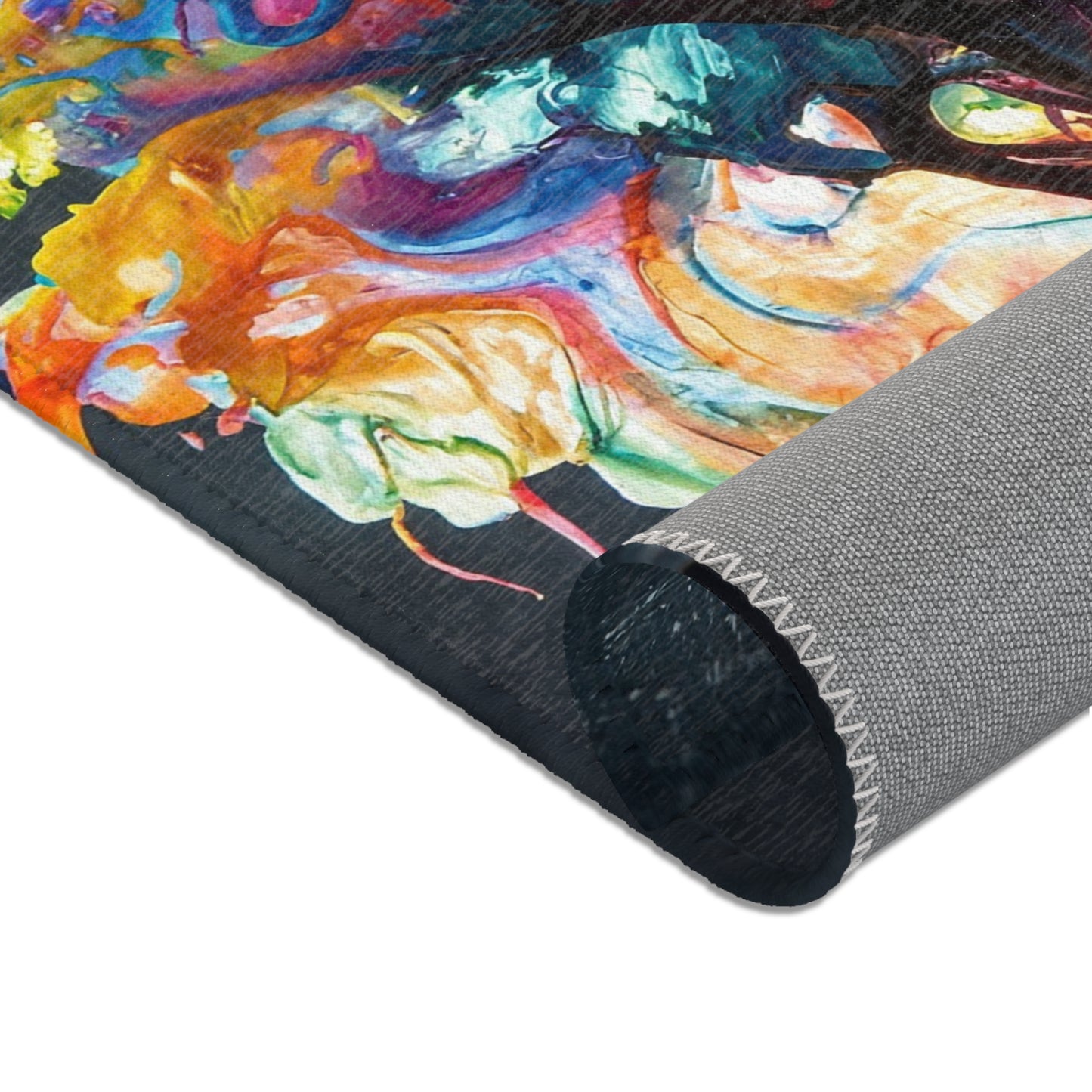 Chromatic Tree of Life Area Rug – Vivid Palette Dreamscape