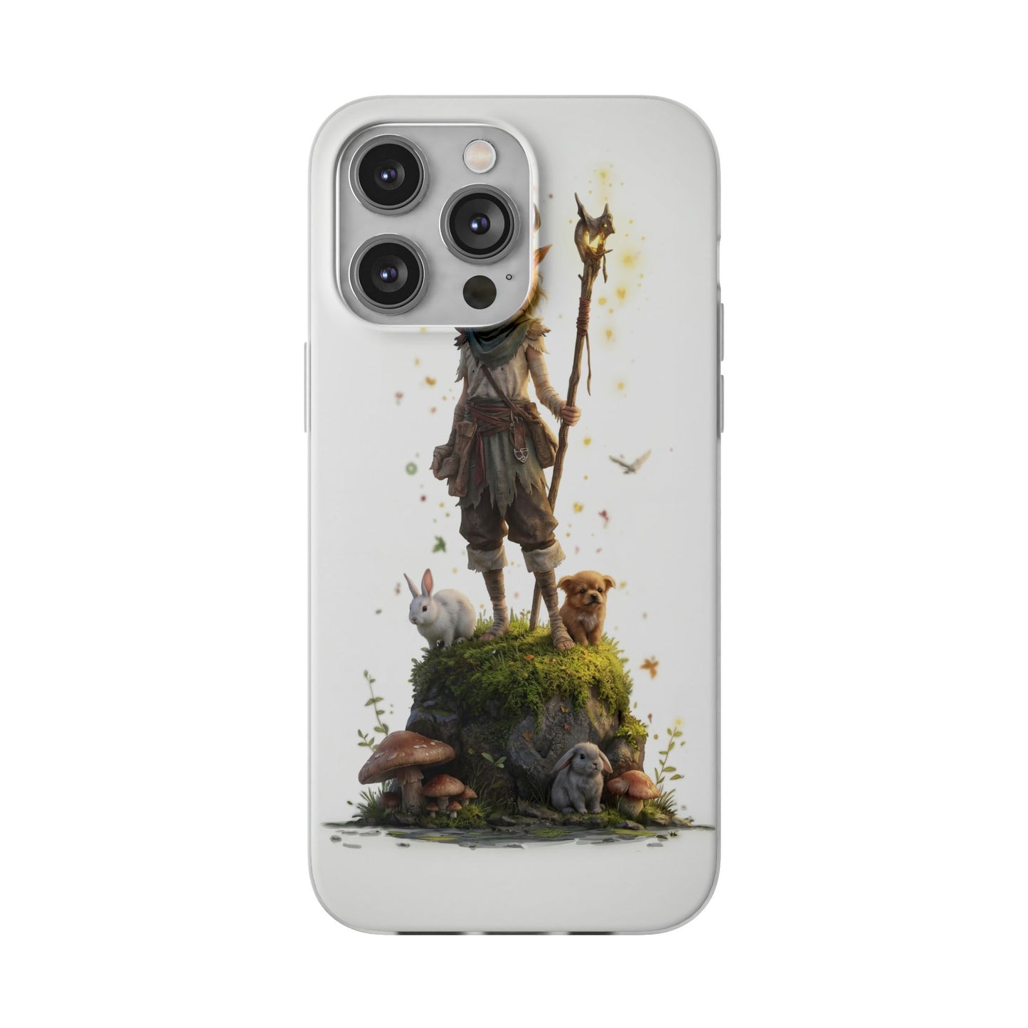 Forest Sentinel Flexi Cases – Luminescent Deerhorn Guardian