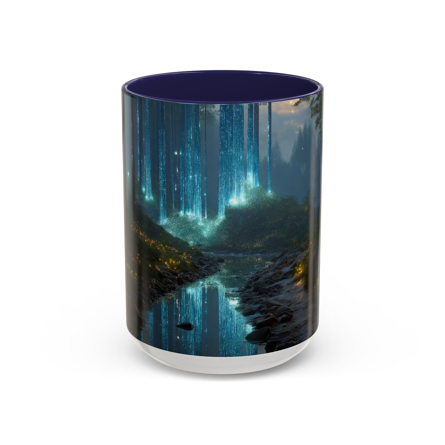 Celestial Falls Accent Coffee Mug (11, 15oz) – Twilight’s Whispering Woods