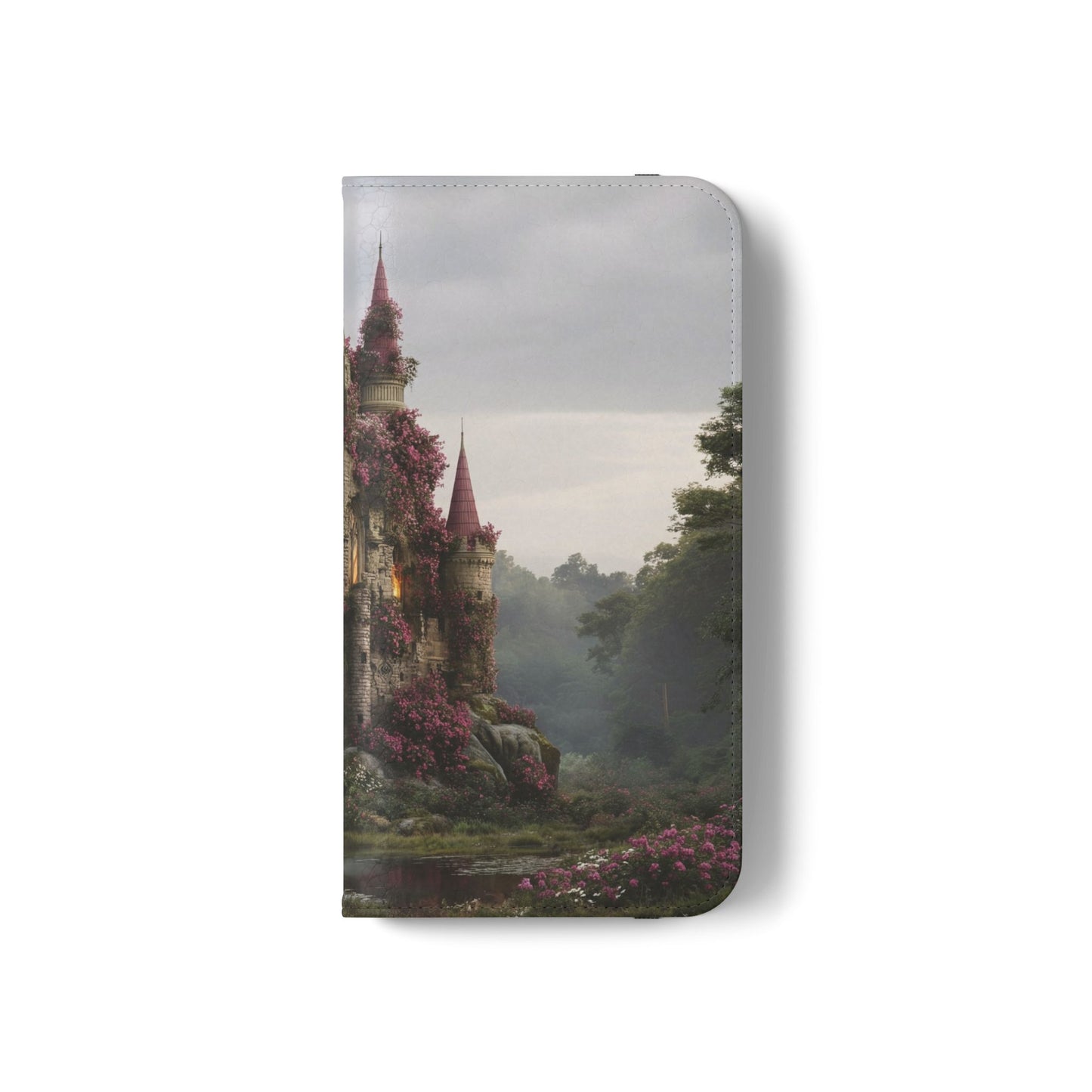 Blossom Spire Flip Cases – Pink Ivy Gothic Castle Cover