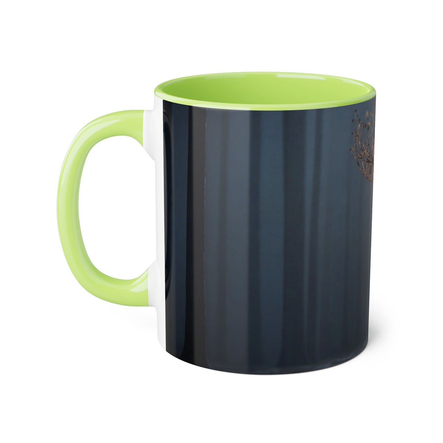 Gears and Timber Accent Mugs, 11oz – Clockwork Spirit Forest Walker