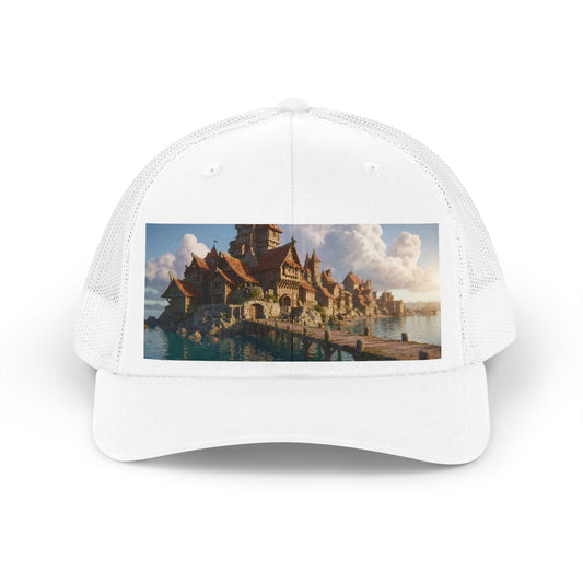 Coastal Stonekeep Trucker Retro Hat – Timber Village Waterside Haven
