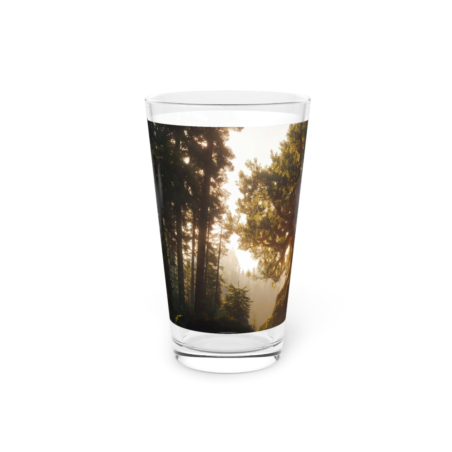 Ancient Treehouse Pint Glass, 16oz – Sunlit Grove Portal