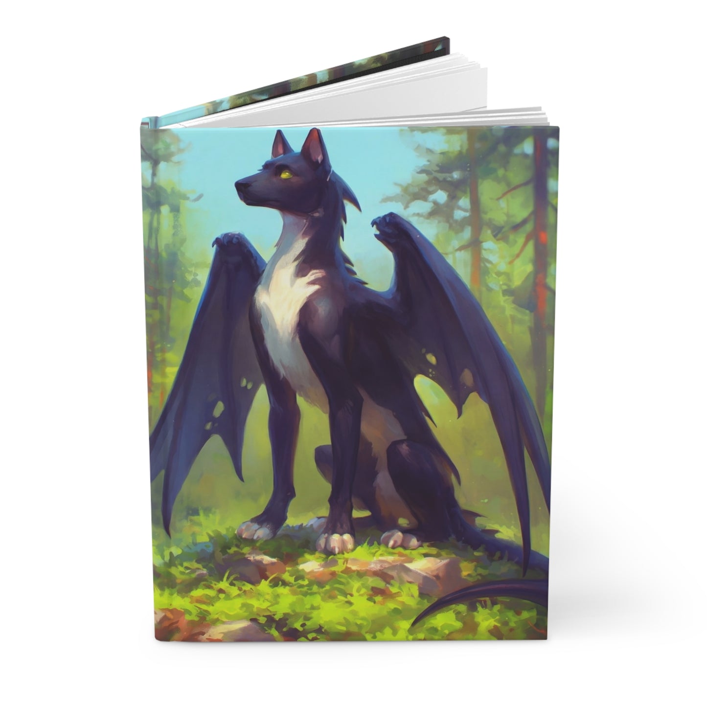 Forest Guardian Dragon Hardcover Journal Matte – Twilight Whispers of the Ancient Woods