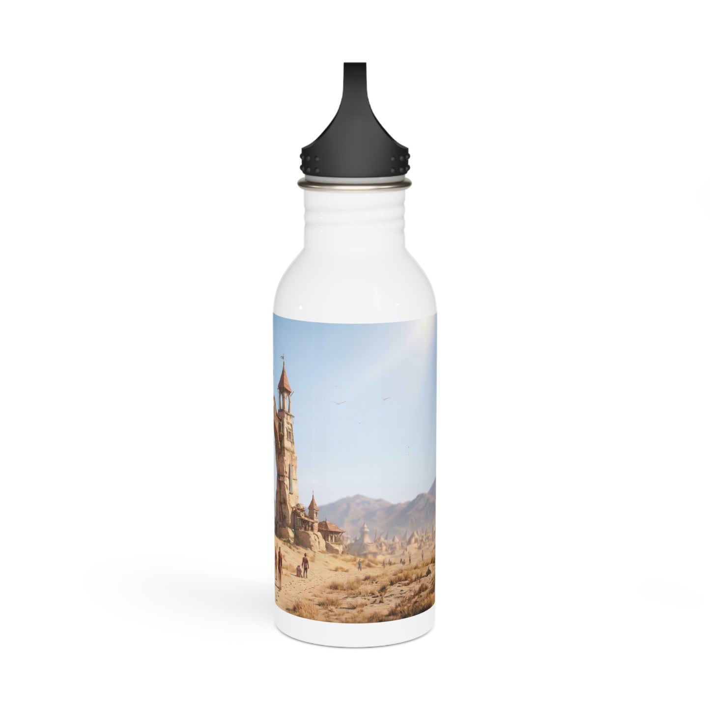 Desert Citadel Water Bottle – Sunlit Gateway to a Forgotten Realm