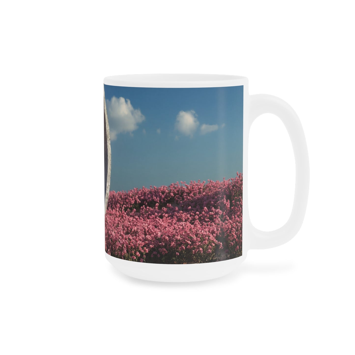 Stone Ring in Pink Bloom Ceramic Mugs (11oz\15oz\20oz) – Gateway to Quiet Wonder