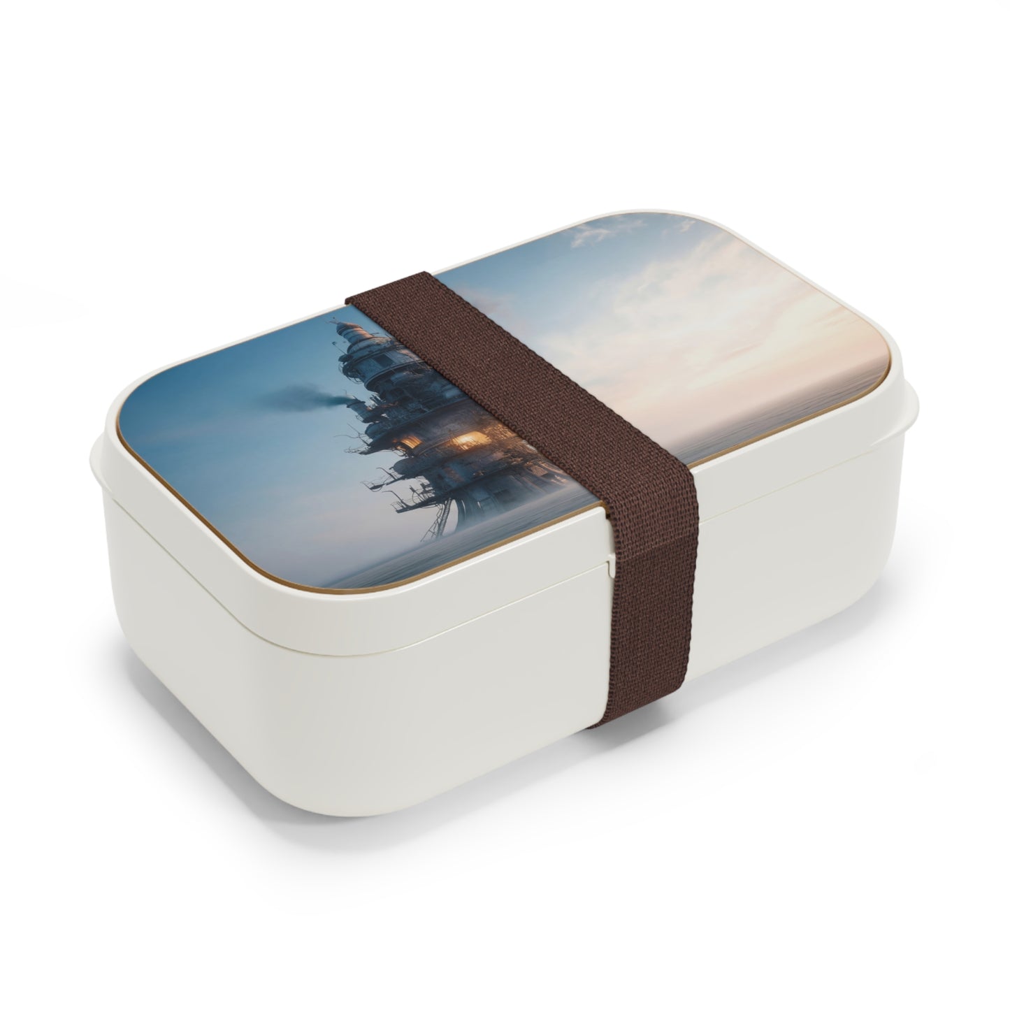 Skyward Steam Tower Bento Lunch Box – Dawn’s Industrial Sanctuary