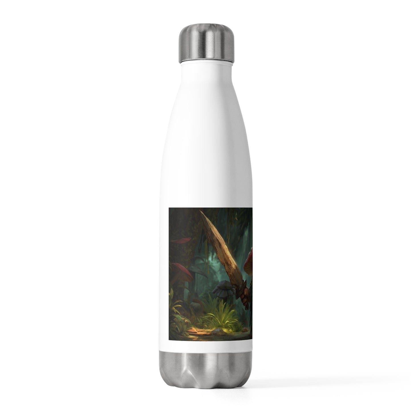Mushroom Knight 20oz Insulated Bottle – Verdant Grove Guardian