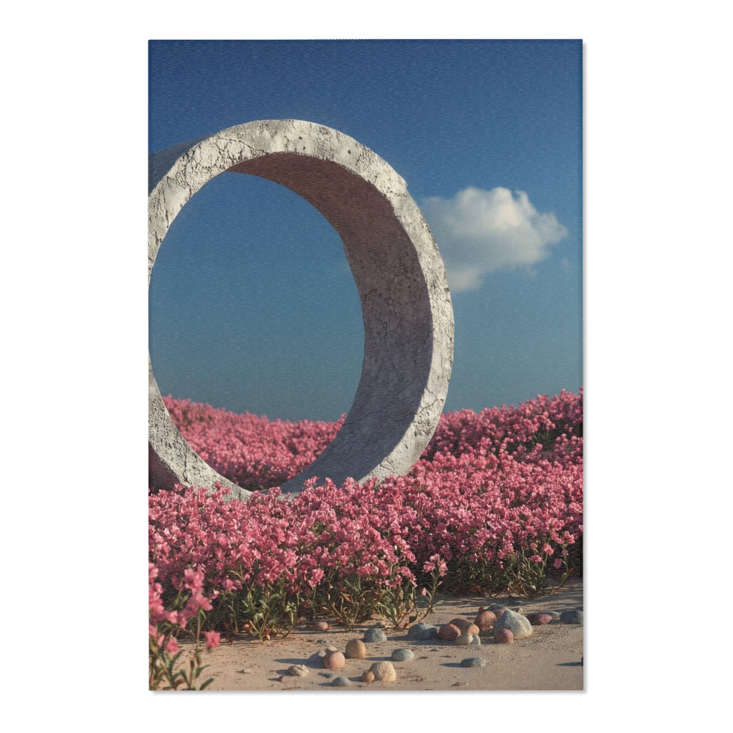 Stone Portal Area Rug – Pink Bloomed Threshold