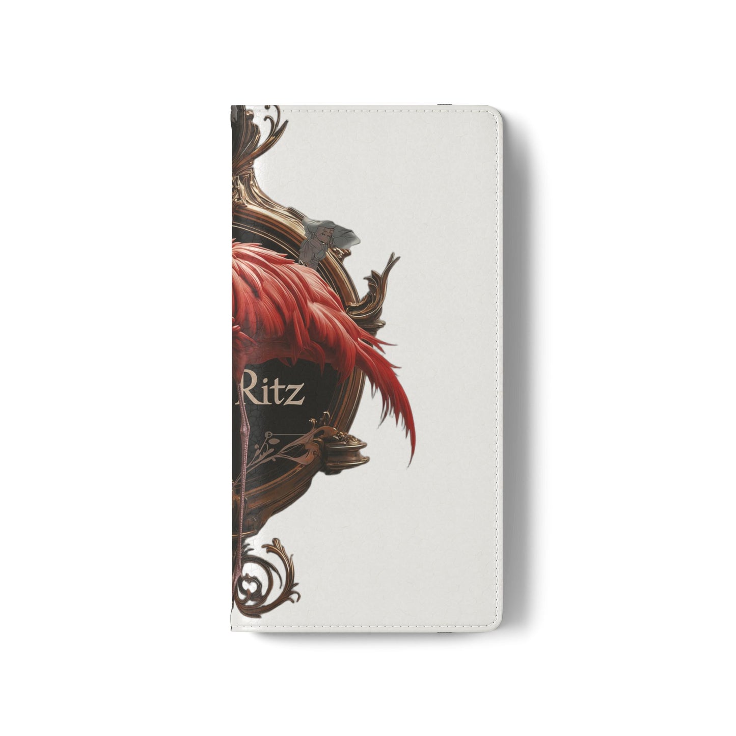 The Ritz Flamingo Flip Cases – Gilded Ornate Frame Art Design