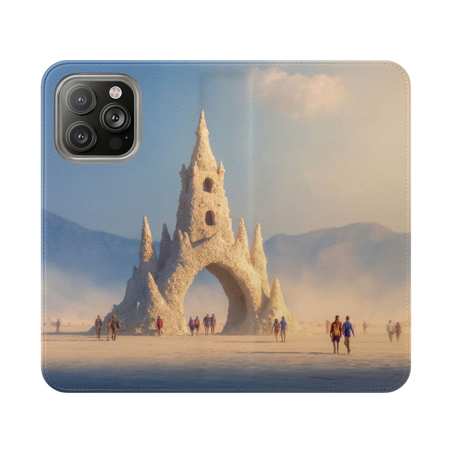 White Tower Flip Cases – Salt Desert Gateway Art