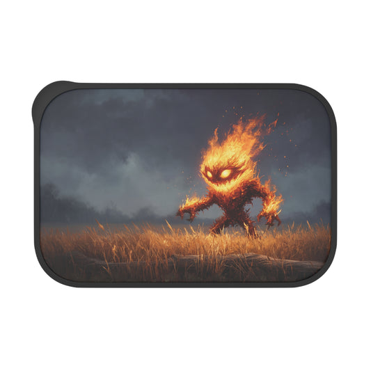 Fiery Guardian PLA Bento Box with Band and Utensils – Embers of the Twilight Field