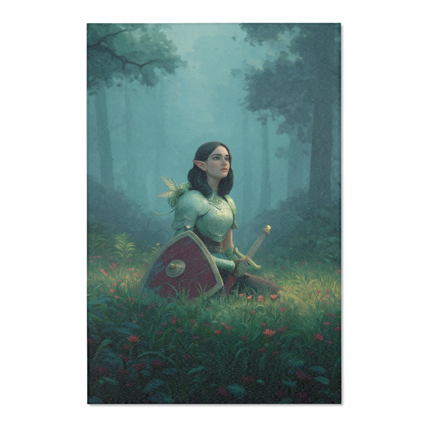 Elven Sentinel Area Rugs – Whispering Grove Pause