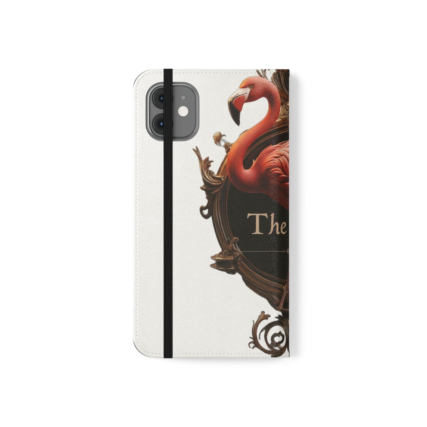 The Ritz Flamingo Flip Cases – Gilded Ornate Frame Art Design