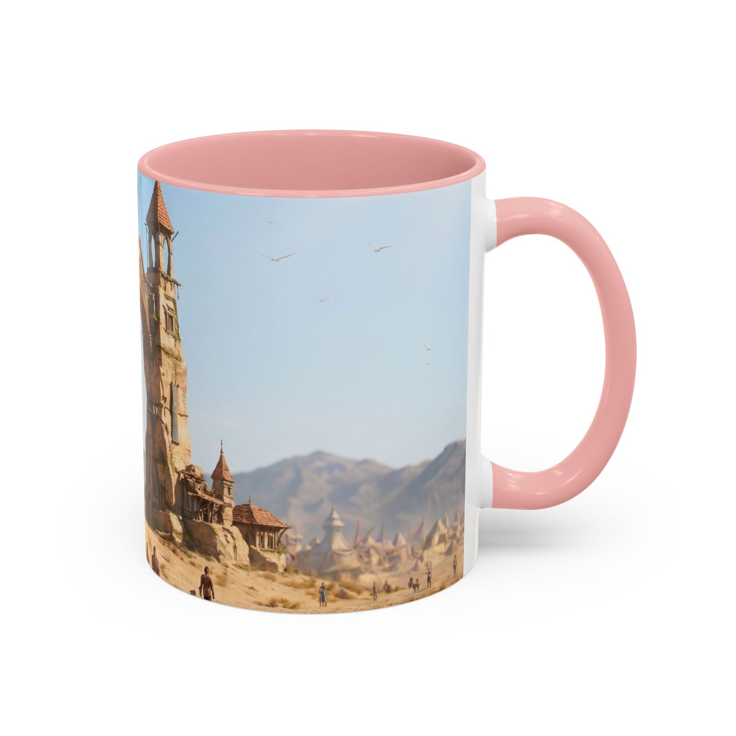 Desert Sentinel Archway Accent Coffee Mug (11, 15oz) – Sun-Scorched Cityscape