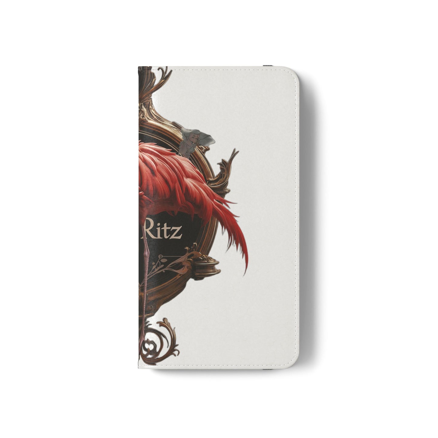The Ritz Flamingo Flip Cases – Gilded Ornate Frame Art Design