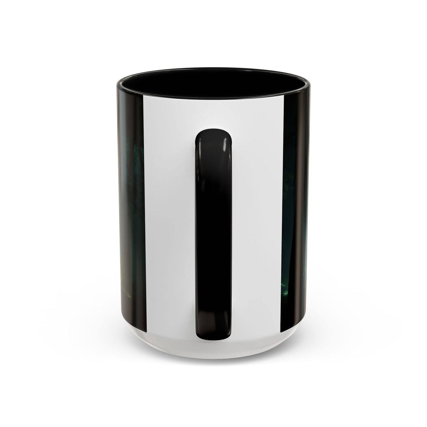 Spiral Light Forest Accent Coffee Mug (11, 15oz) – Ethereal Golden Rings