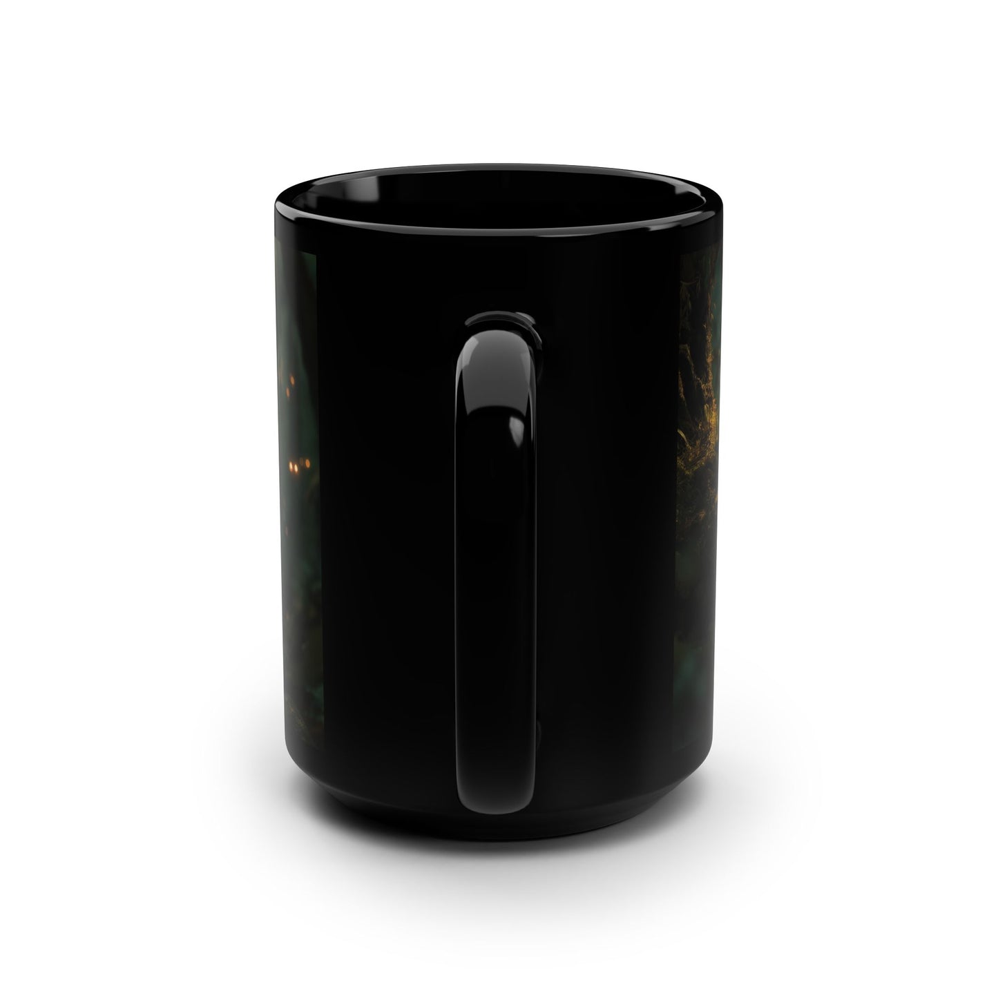 Mossy Stream Fairy Mug – Golden Hour Forest Guardian