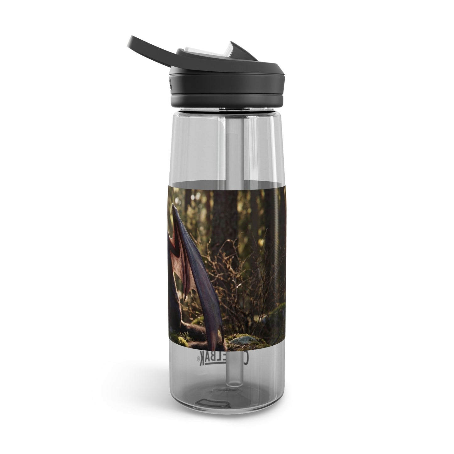 Forest Dragon Wolf CamelBak Eddy® Water Bottle, 20oz\25oz – Twilight Guardian of the Mossy Glade