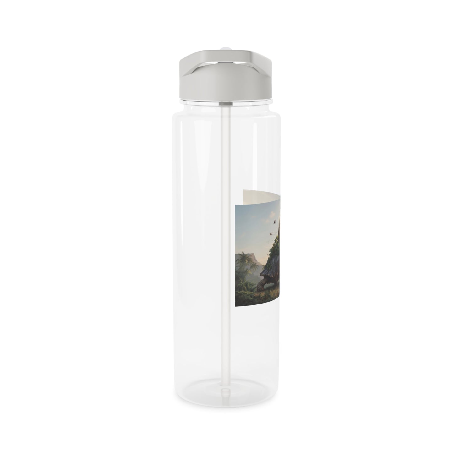 Turtle Kingdom Tritan Water Bottle – Golden Spire Forest Guardian