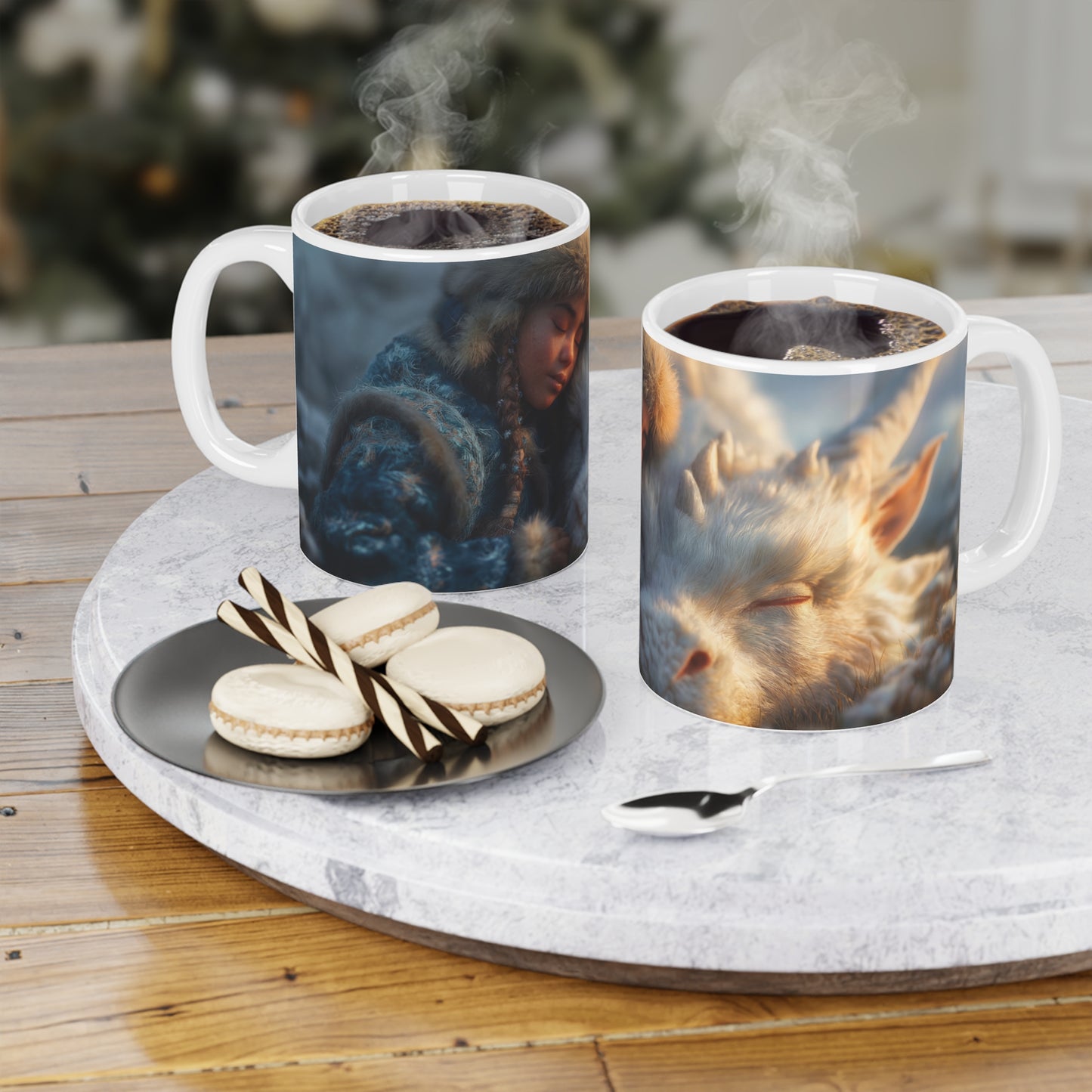 Snowbound Sentinel Ceramic Mugs (11oz\15oz\20oz) – Warmth of Winter’s Quiet Pact