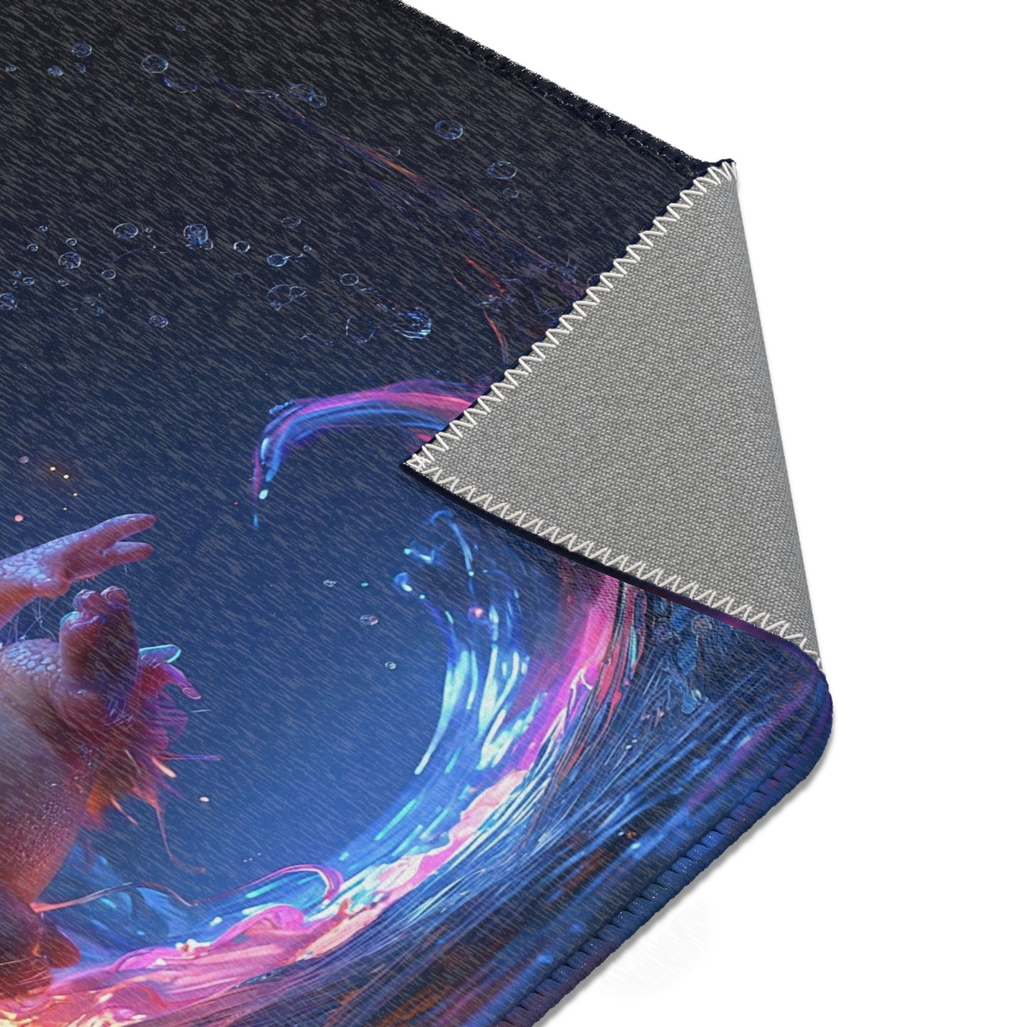 Neon Dragonling Area Rugs – Liquid Light Playtime