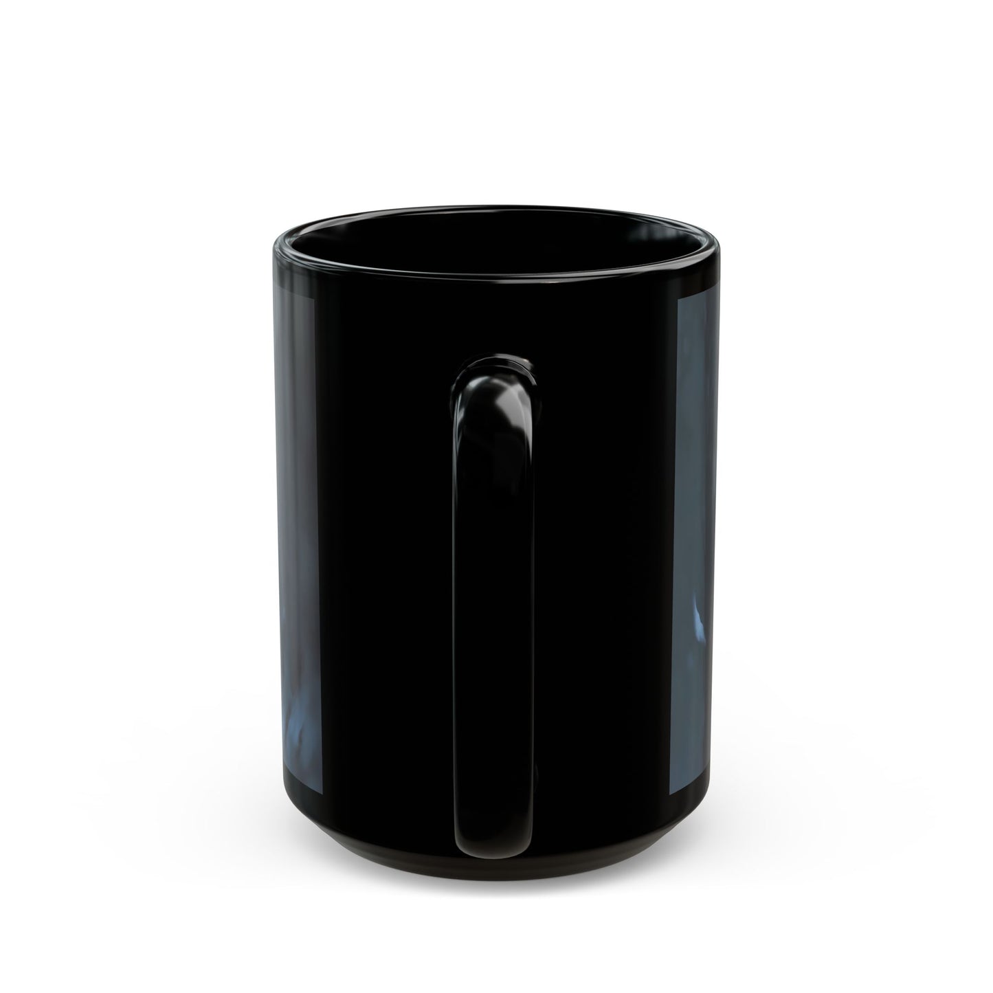 Tiny Warrior with Lightning Axe Black Mug – Cry of the Frostbound Champion