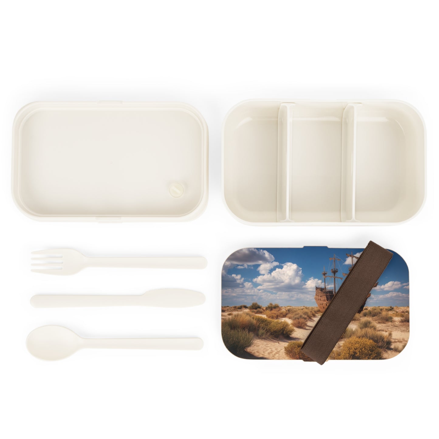 Desert Shipwreck Bento Lunch Box – Sun-Scorched Maritime Relic