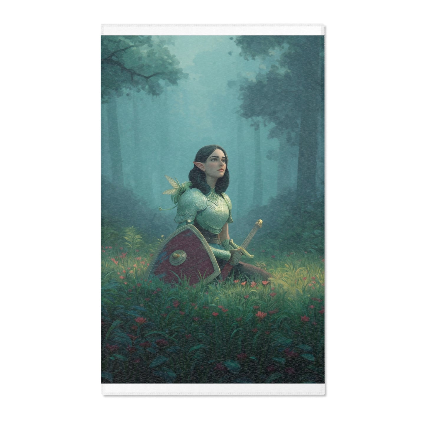 Elven Sentinel Area Rugs – Whispering Grove Pause
