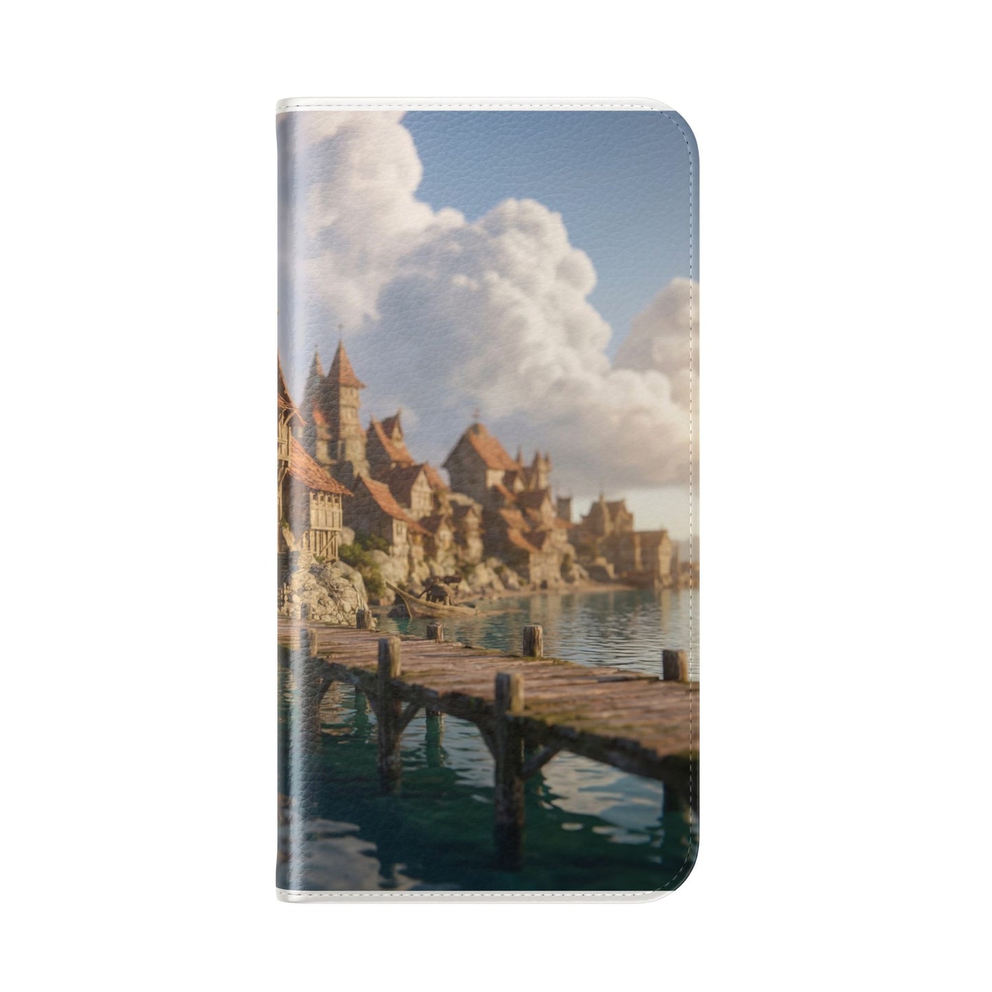 Cobblestone Harbor Flip Cases – Timber Town Seaside Walkway