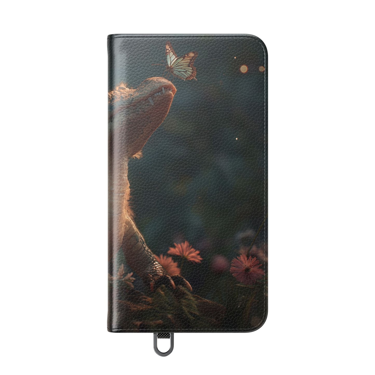 Crocodile Butterfly Flip Cases – Tender Guardian with Moth Companion