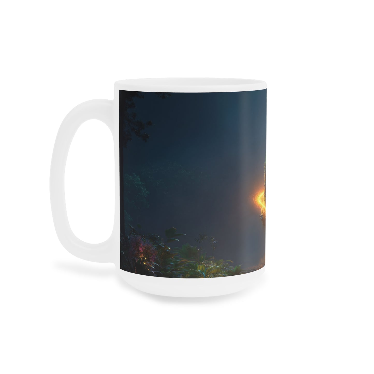 Luminous Floating Island Ceramic Mugs (11oz\15oz\20oz) – Celestial Vortex Dreamscape