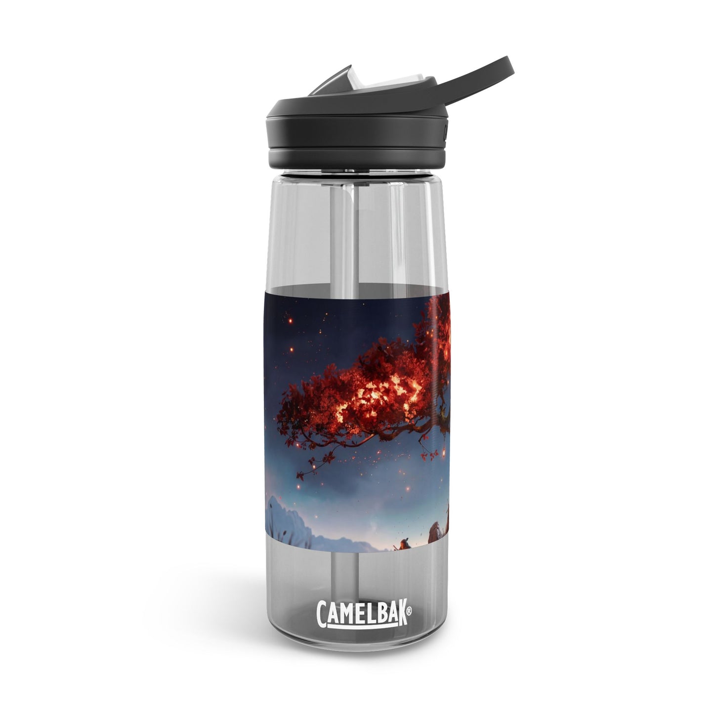 Moonlit Guardian Tree CamelBak Eddy® Water Bottle, 20oz\25oz – Crimson Canopy Sanctuary