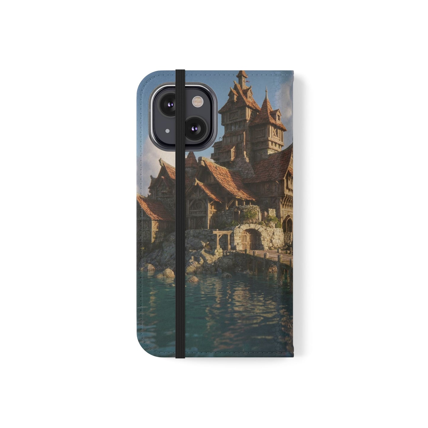 Cobblestone Harbor Flip Cases – Timber Town Seaside Walkway