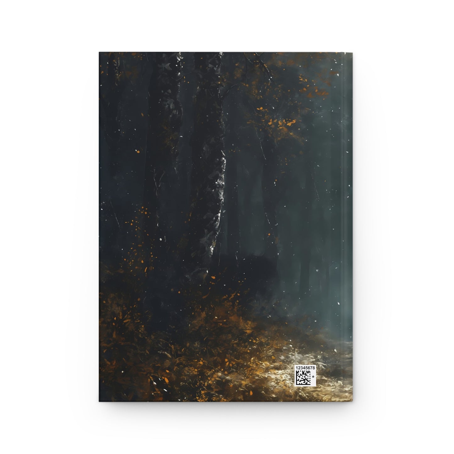 Red Robe in Misty Forest - Hardcover Journal