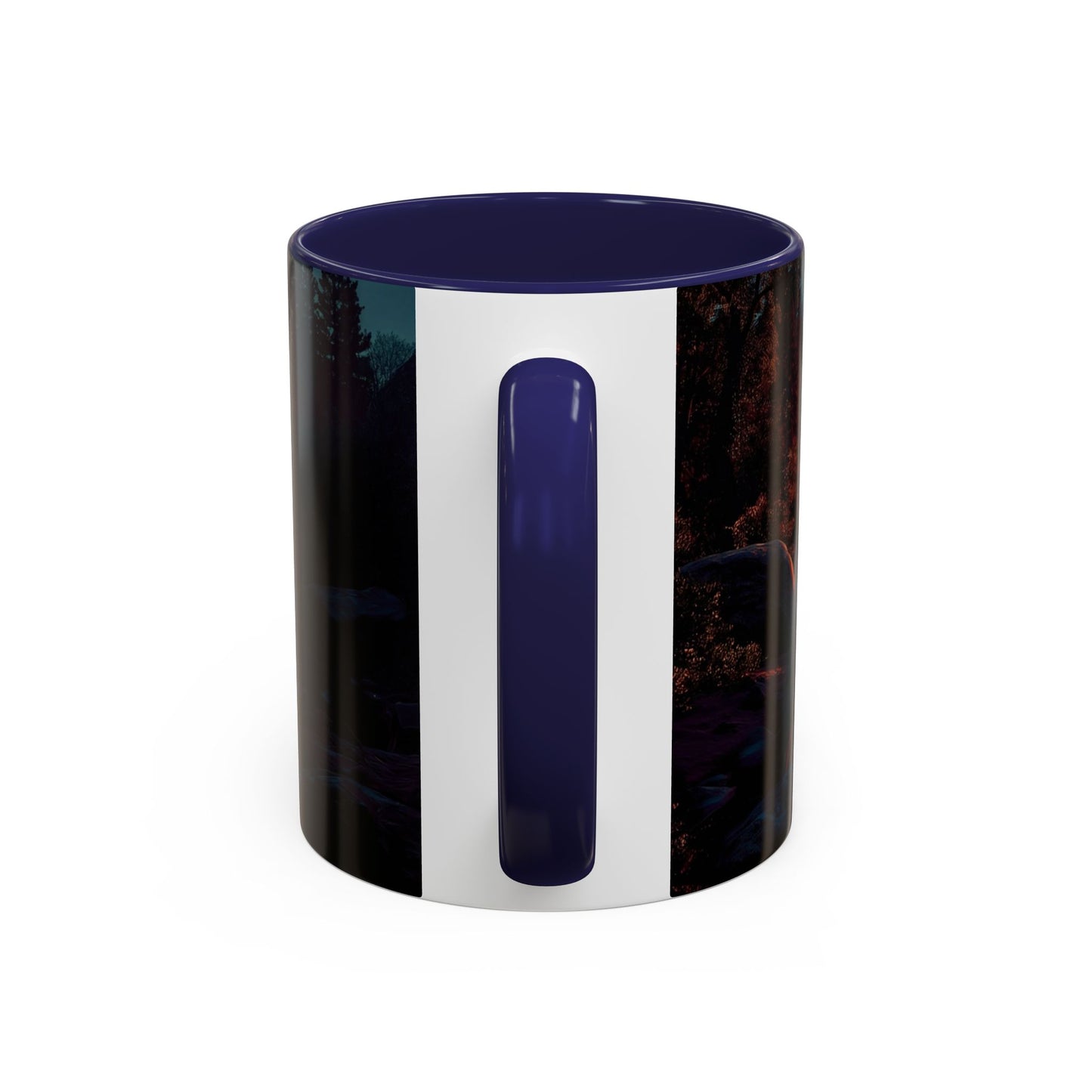 Celestial Reflections Accent Coffee Mug (11, 15oz) – Half Dome’s Starlit Mirror