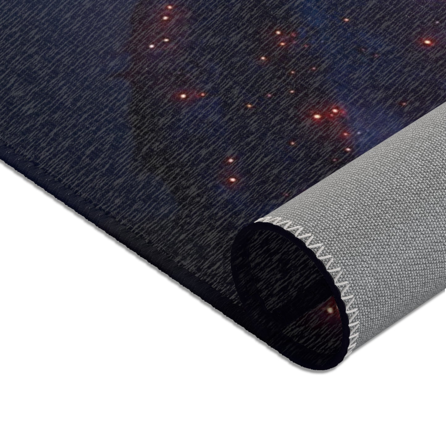 Celestial Plesiosaur Area Rug – Glowing Twilight Leviathan