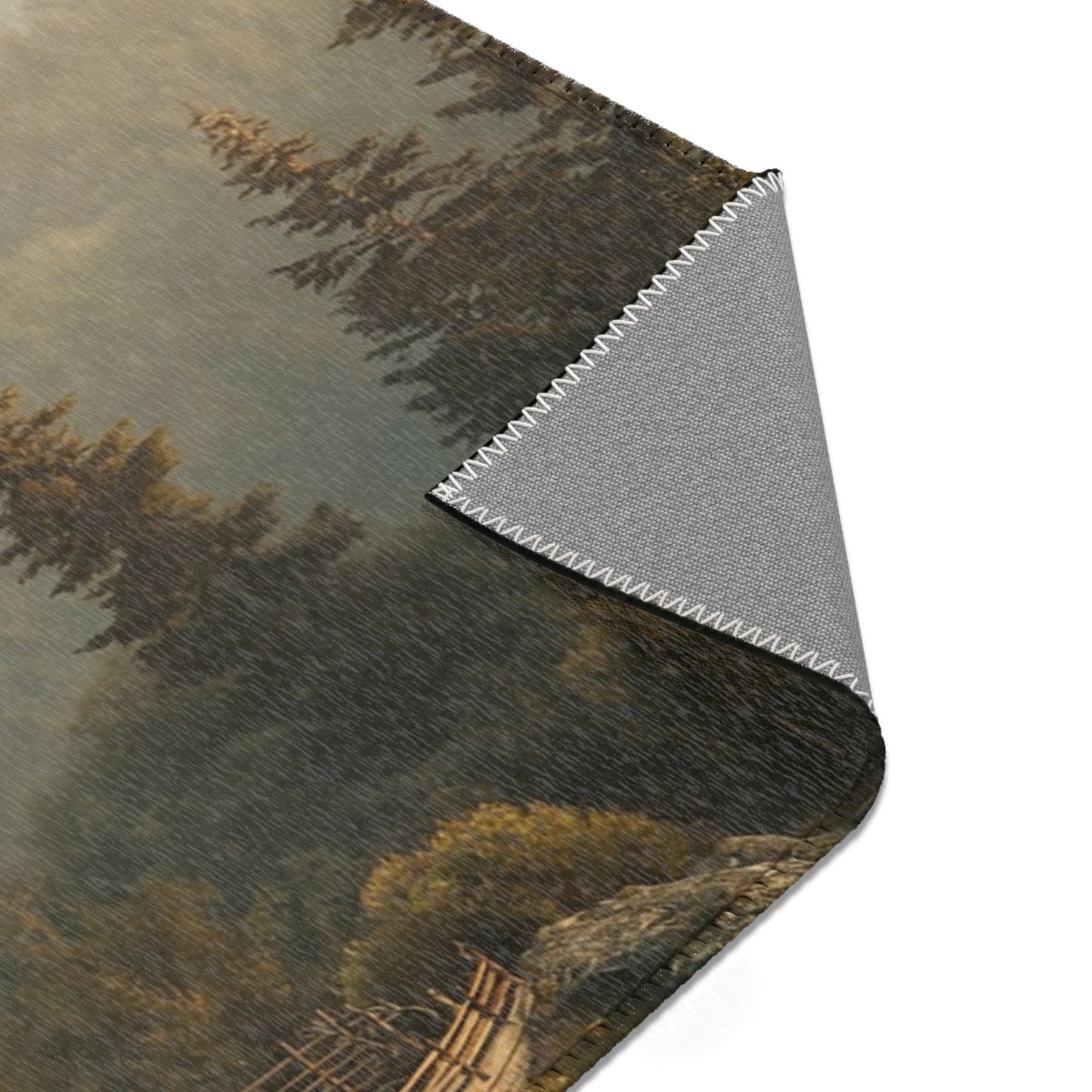Treehouse Sanctuary Area Rug – Golden Twilight Haven