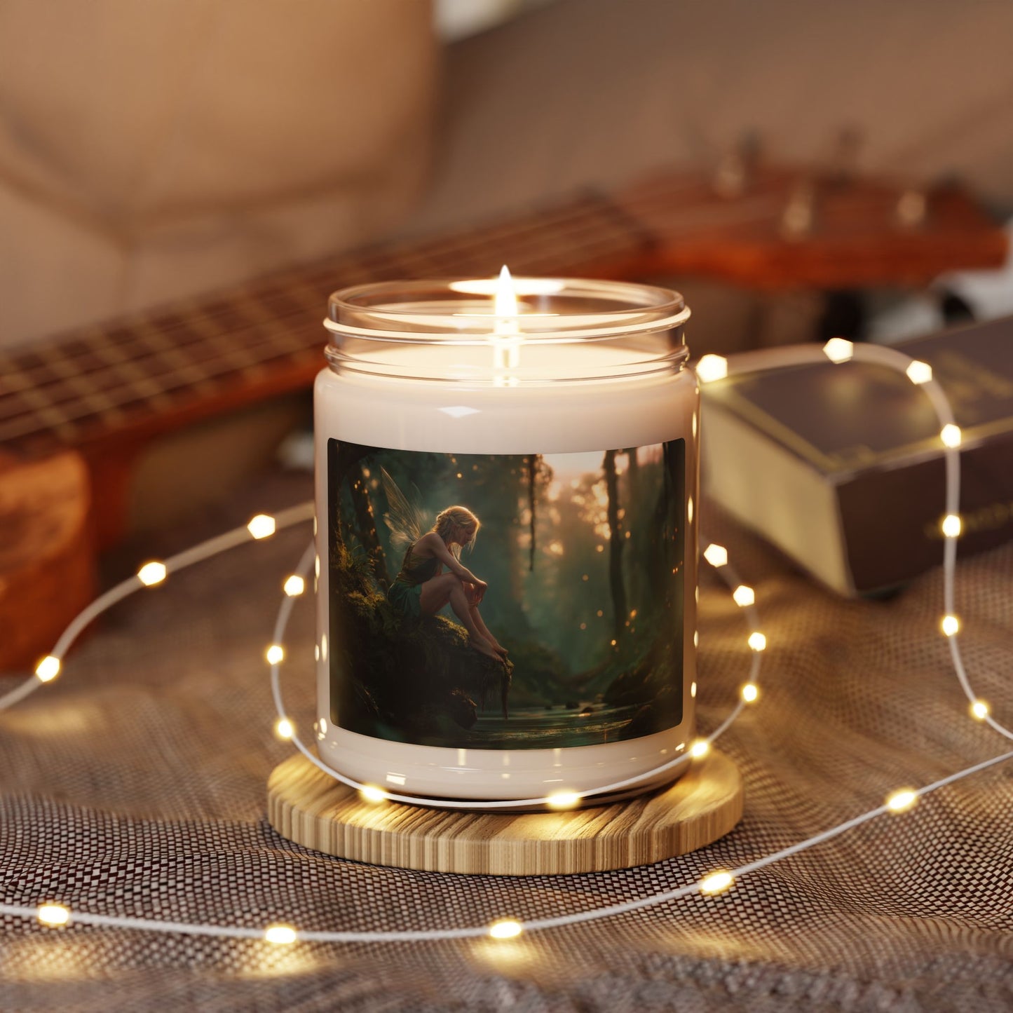 Whispering Woods Fairy Scented Soy Candle, 9oz – Golden Hour Solitude