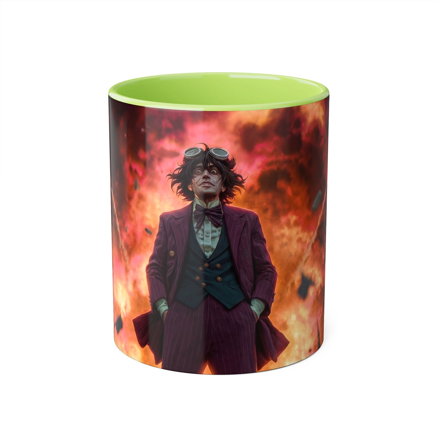 Mad Scientist Explosion Accent Mugs, 11oz – Wild Goggles and Fiery Chaos